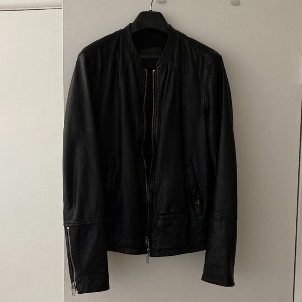 BRAND NEW ALLSAINTS GATES LEATHER JACKET (M)